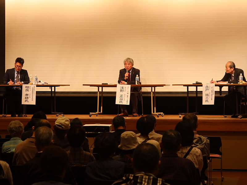 映画「医師 中村哲の仕事・働くということ」小山上映会で　谷津監督「一人ひとりが置かれた場でできることをする」　浅野市長「誰かがでなく、〝自分たちで〟が社会を変える」